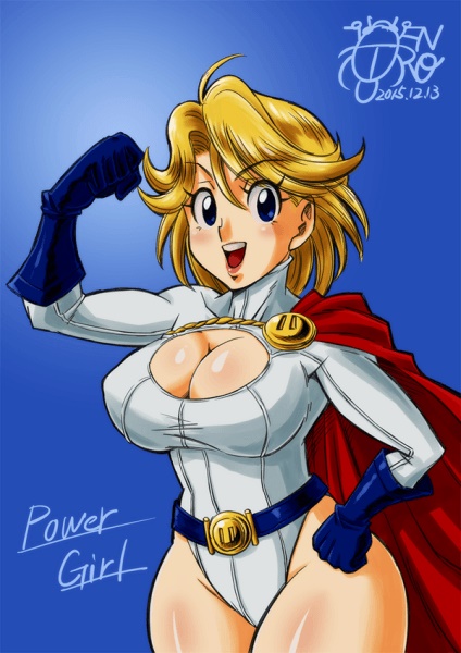opening in the cleavage area of the suit