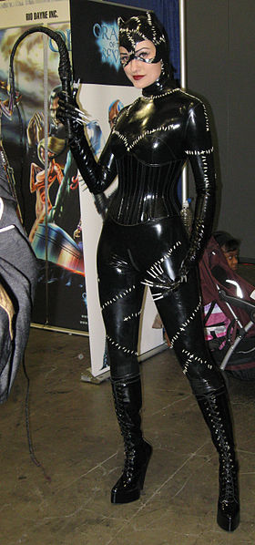 Catwoman's leather suit