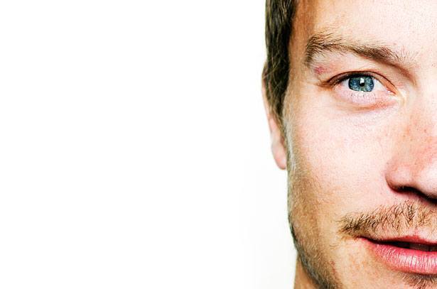 his eyes