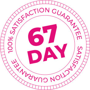 67 Day Gurantee stamp